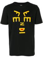 Fendi Appliqué Face T Shirt - Black