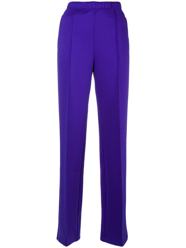 Prada Classic Flared Trousers - Pink & Purple