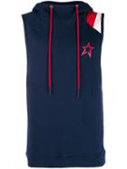 Perfect Moment Sleeveless Hooded Top - Blue