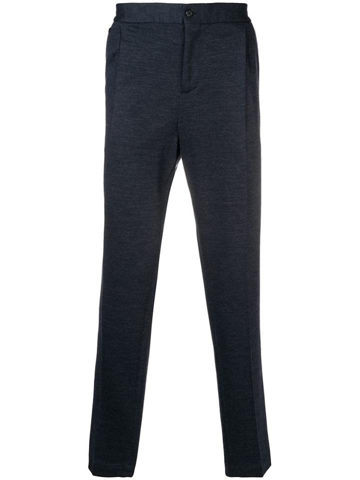 Salvatore Ferragamo High Waisted Trousers - Blue