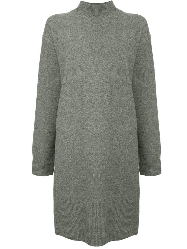 Le Ciel Bleu Short Knit Dress - Grey
