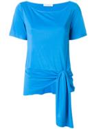 Versace Collection Waist Tie T-shirt - Blue