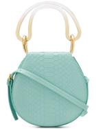 Marni Snakeskin Satchel - Green