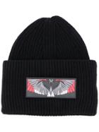 Marcelo Burlon County Of Milan Wings Patch Beanie - Black