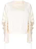 3.1 Phillip Lim Long Gathered Sleeve Pullover - Neutrals