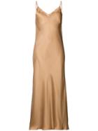 Mes Demoiselles Lace Detail Maxi Dress - Nude & Neutrals