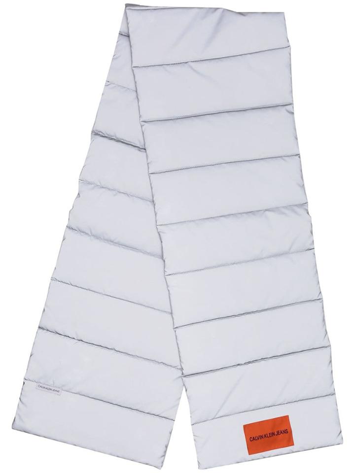 Calvin Klein Jeans Reflective Padded Scarf - Silver