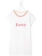 Chloé Kids Teen Love Print T-shirt - White