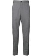 Z Zegna Tapered Slim-fit Trousers - Grey