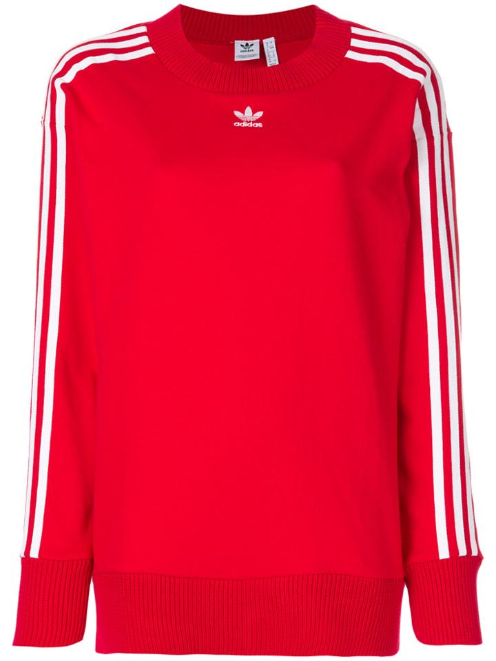 Adidas Originals Adidas Originals 3-stripes Sweatshirt - Red