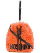 Moschino Moschino - Woman - Bucket Mohair Logo - Orange