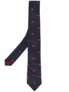 Paul Smith Lips Embroidered Tie