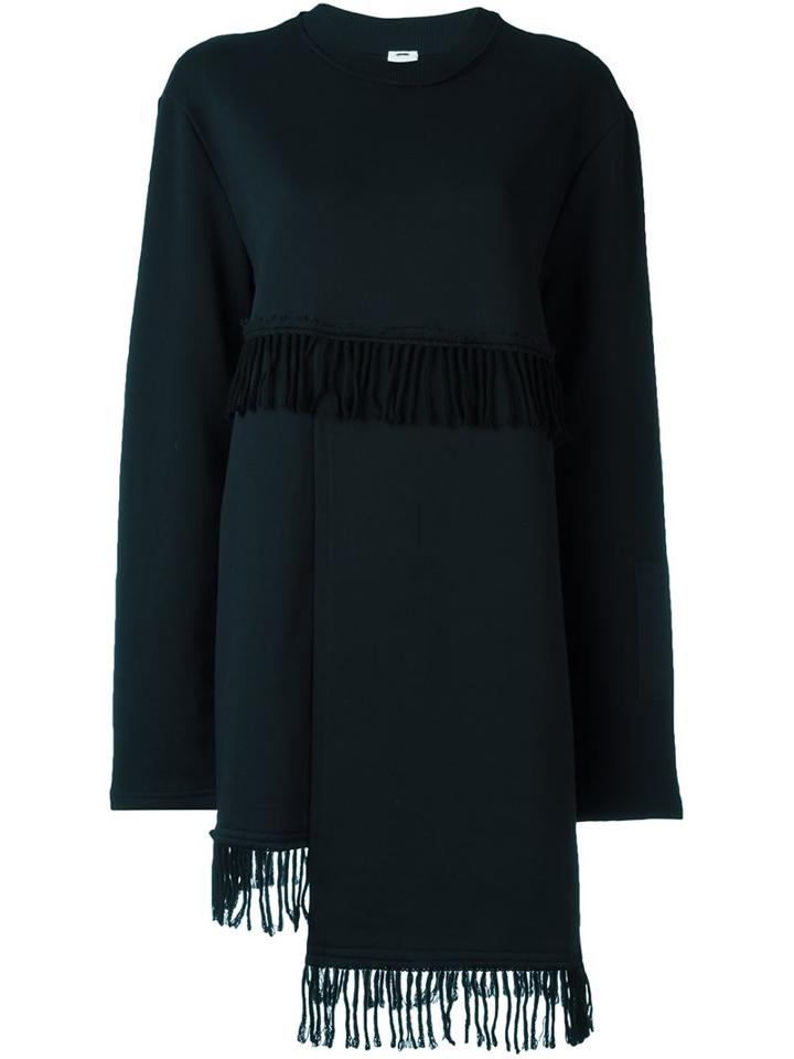 Damir Doma Fringed Detail Longsleeved Dress