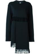 Damir Doma Fringed Detail Longsleeved Dress
