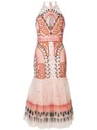 Temperley London Maze Midi Dress - Pink