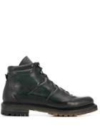 Silvano Sassetti Lace-up Ankle Boots - Green