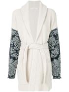 Golden Goose Deluxe Brand Brocade Sleeves Cardigan - Nude & Neutrals