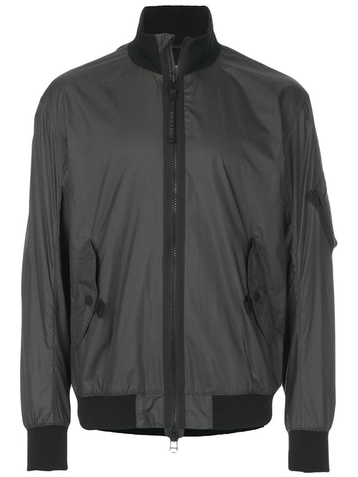 Helmut Lang Zipped Bomber Jacket - Black