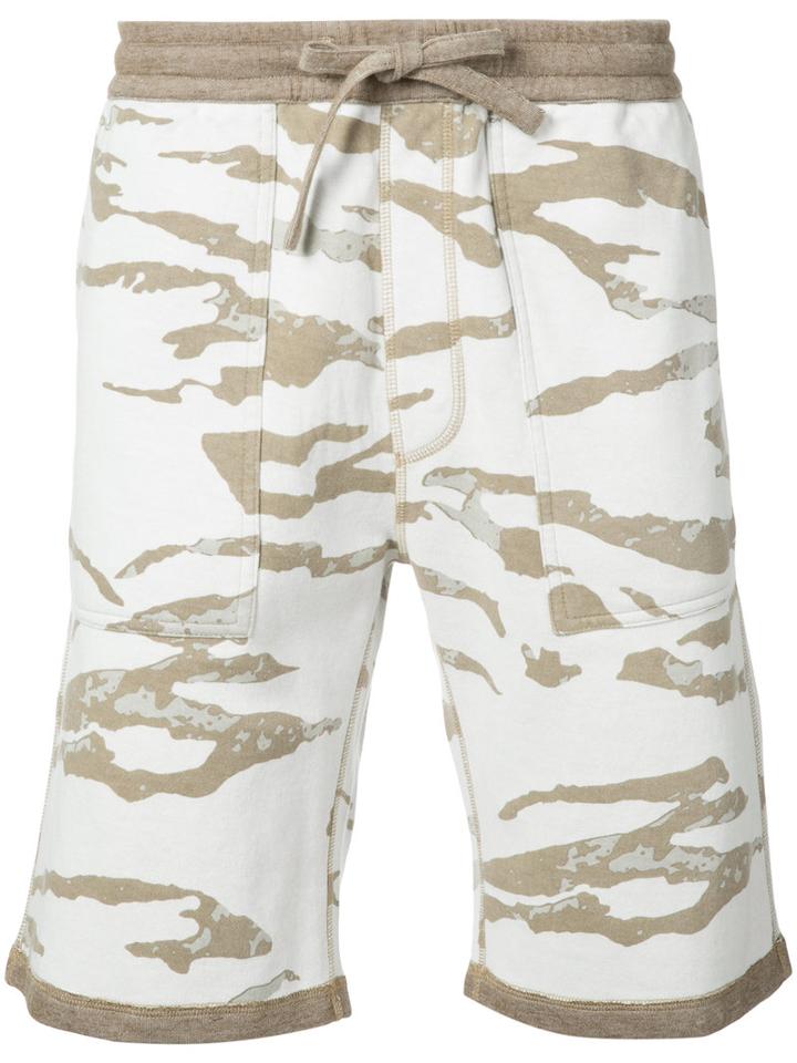 Maharishi - Camouflage Shorts - Men - Cotton - L, Green, Cotton