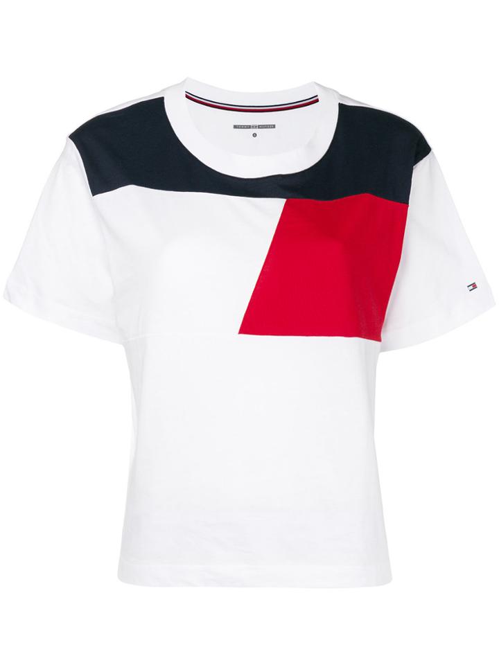 Tommy Hilfiger Printed Logo T-shirt - White