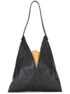 Jil Sander Zip Detail Shoulder Bag, Women's, Black