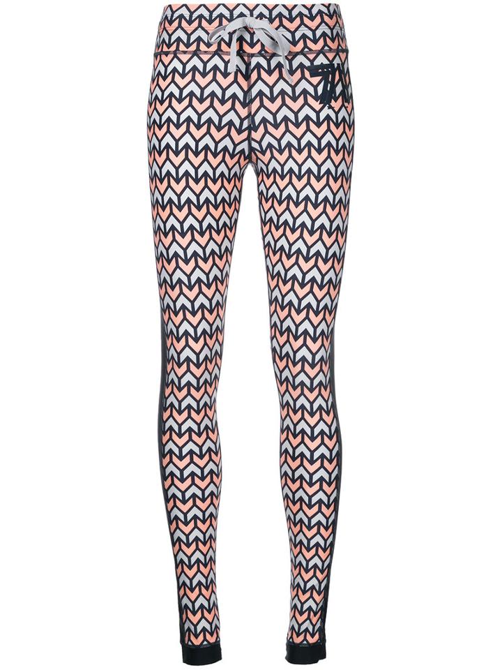 The Upside - Geometric Print Track Pants - Women - Nylon - M