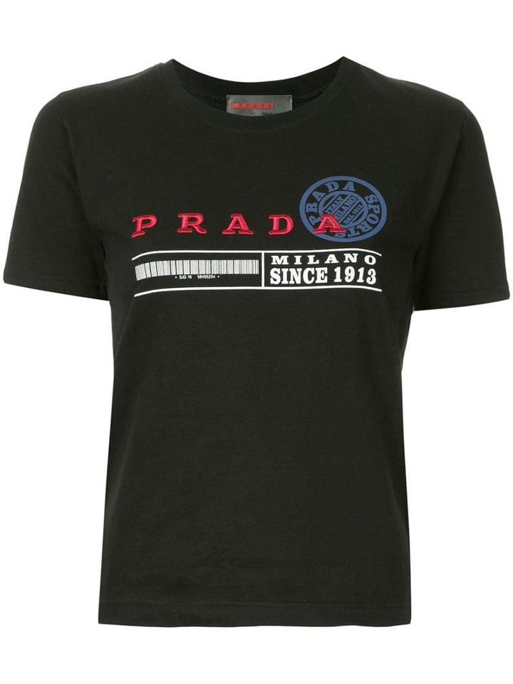 Prada Pre-owned Short Sleeve Top - Black