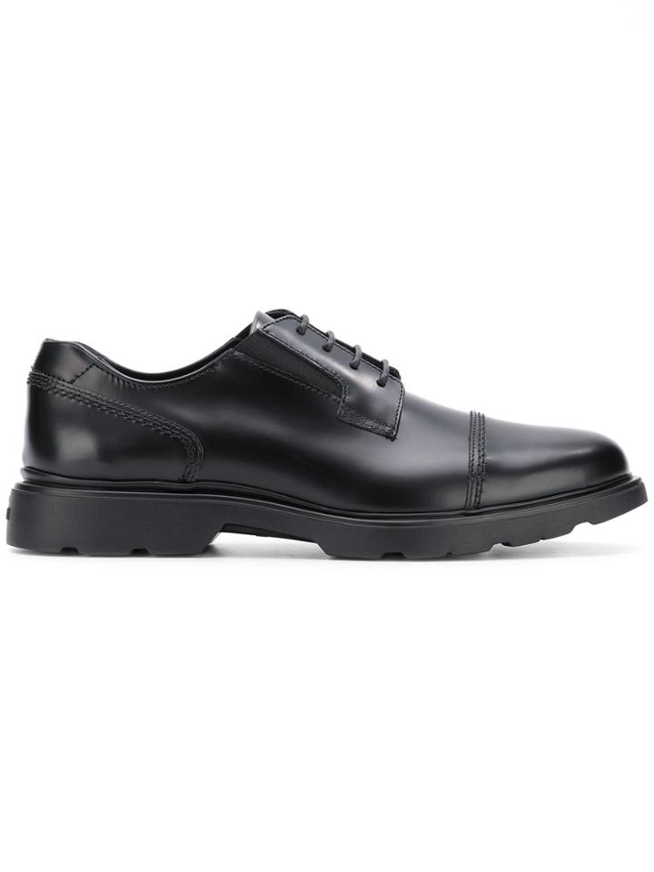 Hogan Laced-up Derby Shoes - Black