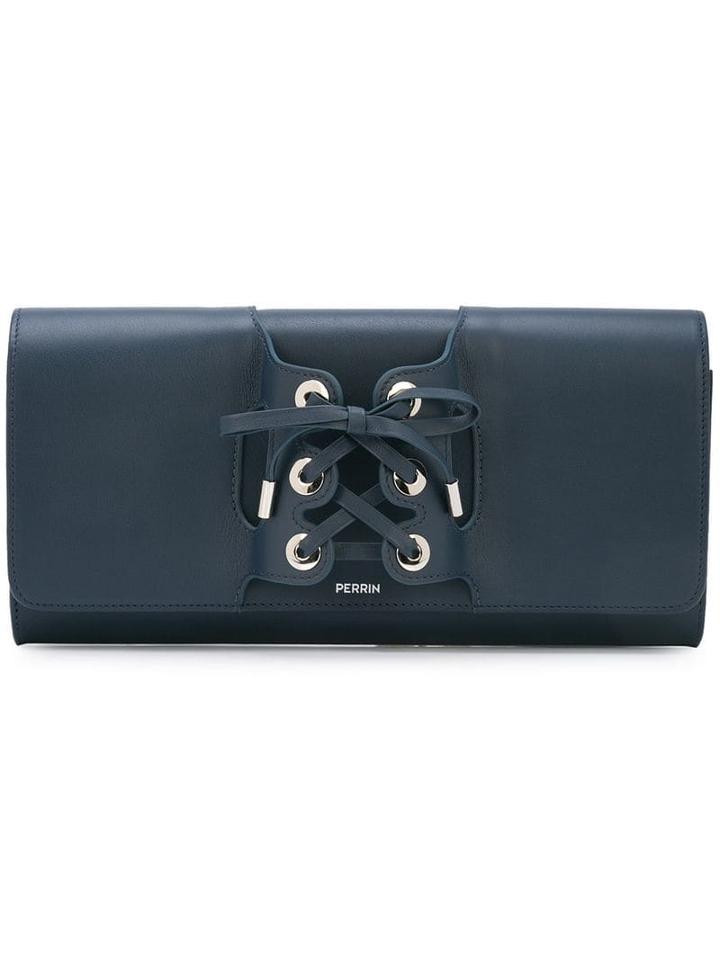 Perrin Paris Le Corset Clutch - Blue