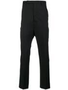 Rick Owens High-waisted Tailored Trousers - Black