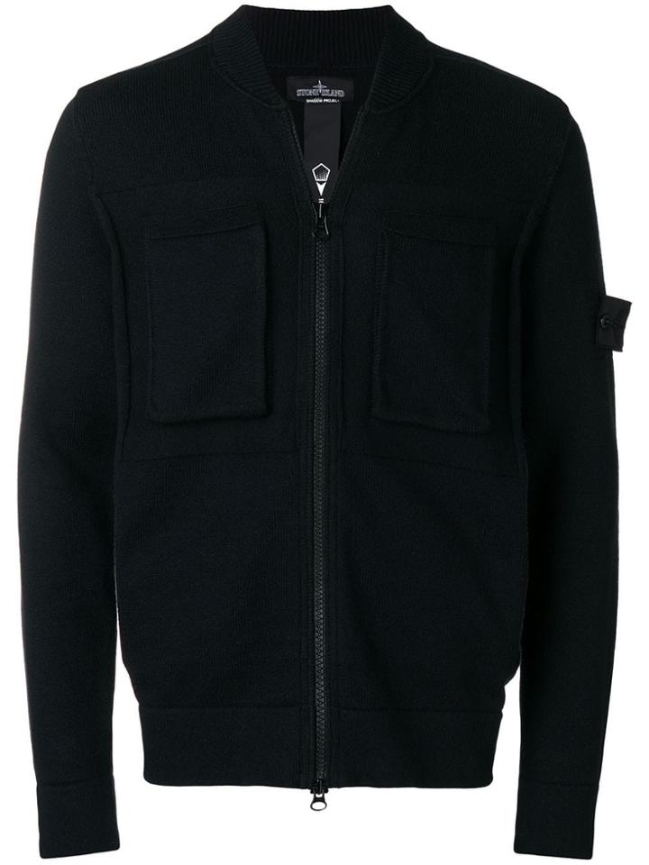 Stone Island Shadow Project Oversized Pocket Cardigan - Blue