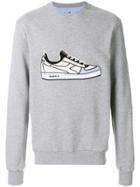 Diadora Sneaker Appliqué Sweatshirt - Grey