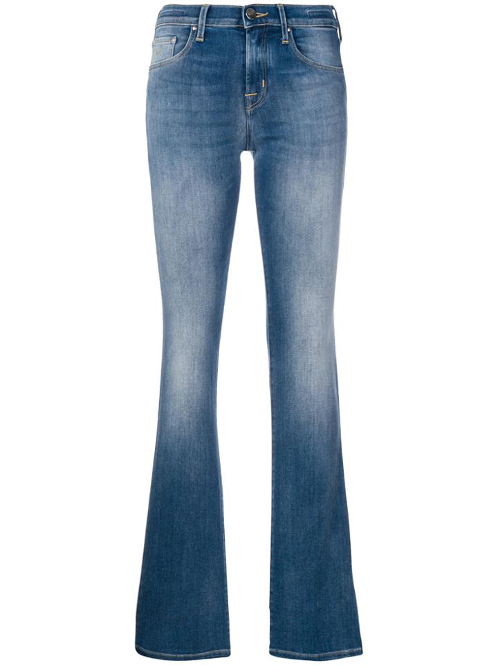 Jacob Cohen Faded Bootcut Jeans - Blue