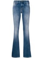 Jacob Cohen Faded Bootcut Jeans - Blue