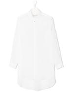Nunzia Corinna Teen Pointed Collar Shirt - White