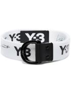Y-3 Logo-print Belt - White
