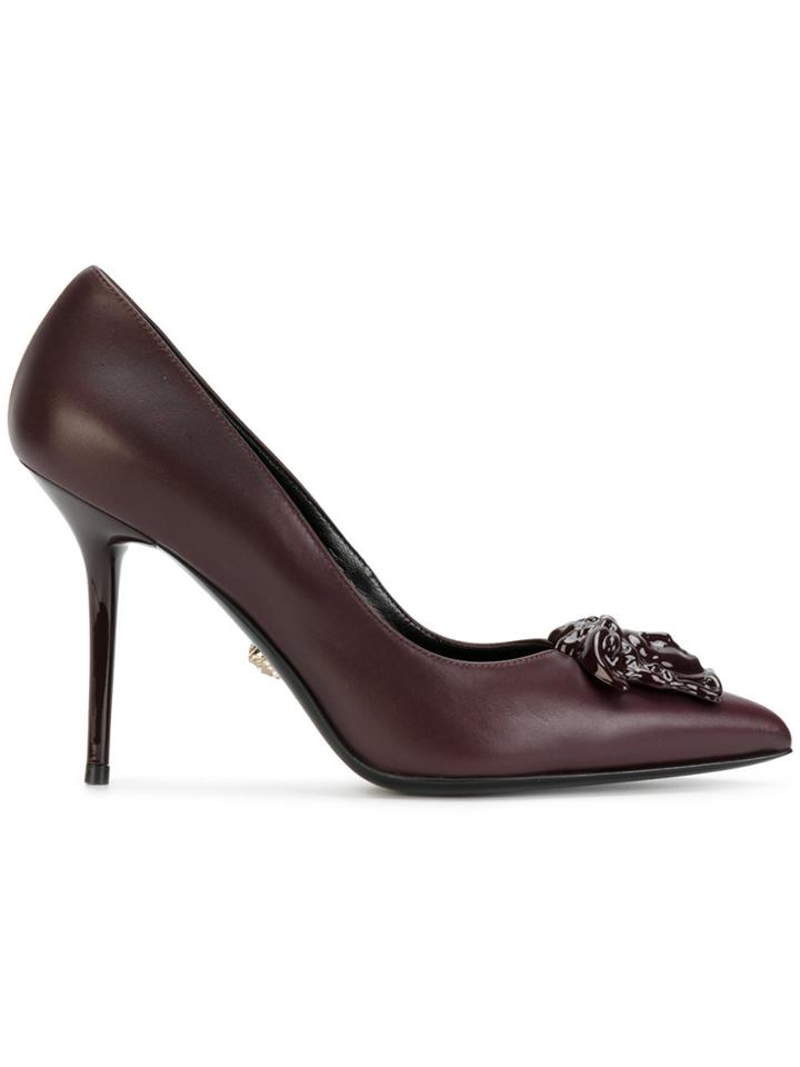 Versace Palazzo Medusa Pumps - Pink & Purple