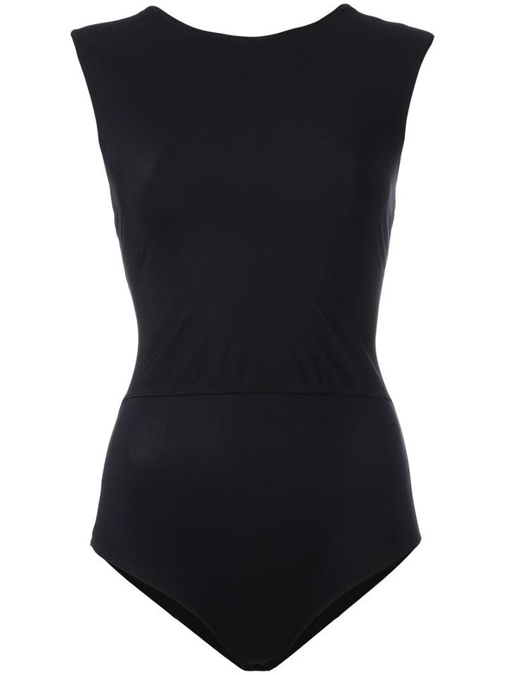 Maison Margiela Sleeveless Jersey Body, Women's, Size: 42, Black, Polyamide/spandex/elastane
