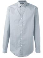 Michael Kors Polka Dot Print Shirt, Men's, Size: Large, Blue, Cotton