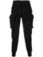 Unravel Project Tapered Trousers - Black