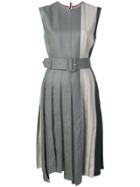 Thom Browne Fun-mix Wool Midi Dress - Grey