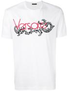 Versace Embroidered Logo T-shirt - White