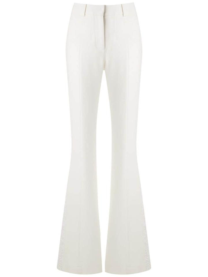 Martha Medeiros Genéve Wide Leg Trousers - White
