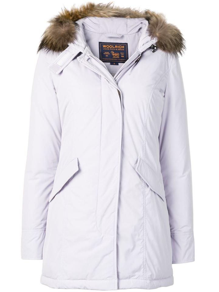 Woolrich Mid-length Parka - Purple