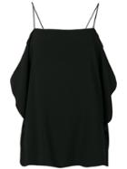 Theory - Flappy Sides Blouse - Women - Polyester/acetate/viscose - 8, Black, Polyester/acetate/viscose