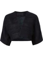 Jeffrey Dodd Open Front Cropped Jacket