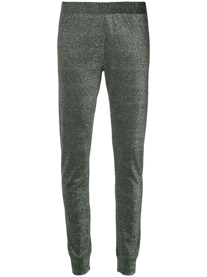 Layeur Slim-fit Track Pants - Metallic
