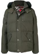 Moose Knuckles Hooded Padded Jacket - Green