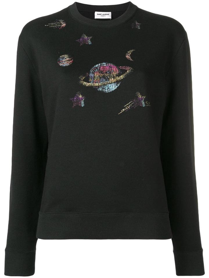Saint Laurent Sl Galaxy Sweatshirt - Black