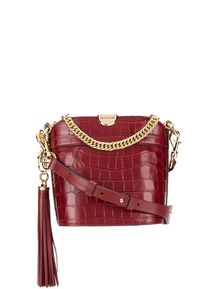 Michael Michael Kors Bea Bucket Shoulder Bag - Red